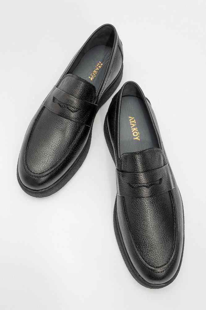 erkek-deri-loafer-ayakkabi-SIYAH FLOTER-GLR2519248-0084225_0